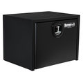 Buyers Products 24x24x36 Inch Textured Matte Black Steel Underbody Truck Box with 3-Point Latch 1734505