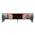 Manhattan Comfort Doyers Mid-Century Modern TV Stand, Multi 176AMC