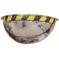 Zoro Select Half Dome Mirror, 36 In., Acrylic Hi Viz ONV-180-36-SB