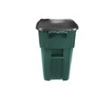 Rubbermaid Commercial 50 gal Trash Can, Green 1829411