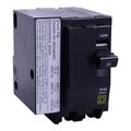 Square D Mini circuit breaker, QO, 60A, 2 pole, 120/240VAC, 22kA, plug in, AC shunt QO260VH1021