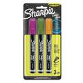 Sharpie Chalk Dry Erase Marker, Grn/Prpl/Org, PK3 2103006