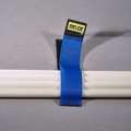 Rip-Tie Adhesive Back Strap, White, 1"x8", PK50 C-08-050-W