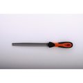 Bahco Bahco Half Round File, 10", Second Cut, 30 TPI 1-210-10-2-0