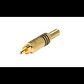 Steren RCA Plug Solder RG59 Gold Coaxial Connec 200-063