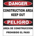 Zing Sign, Bilingual, Danger Constuction, AL 20032A