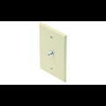 Steren TV Wall Plate 1-F81 Midsize Ivory 200-411IV