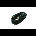 Steren F-F RG6 cULus Cable Black, 150ft 205-450BK