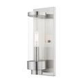 Livex Lighting Hillcrest 1 Light Brushed Nickel Outdoor 20721-91