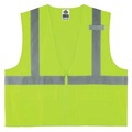 Ergodyne Lime Type R Class 2 Standard Solid Vest,  8225Z