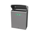 Rubbermaid Commercial Recycling Bin, Open Top, Gray, 1 Openings 2118717