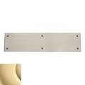 Baldwin Estate Unlacquered Brass Push Plates 2123.031