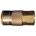 Milton T Style Automotive Coupler, 1/4" FNPT, PK100 785BK