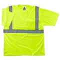 Ergodyne Lime Type R Class 2 T-Shirt, XS 8289