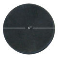 Rubber-Cal General Purpose Rubber Sheet 60A - Black - 0.125" x 6" Disc (2 Pack) 22-01-125