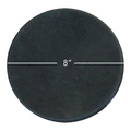 Rubber-Cal General Purpose Rubber Sheet 60A - Black - 0.375" x 8" Disc 22-01-375