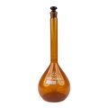 Vee Gee Volumetric Flask, Amber, Class A, G, PK2 2307A-1000