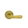 Omnia Lever Privacy 2-3/8" Backset, T Strike, 1-3/8" Doors Bright Brass 235 235/00.PR1
