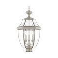 Livex Lighting Monterey 3 Light Brushed Nickel Outdoor 2354-91