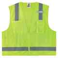 Ergodyne Economy Surveyors Vest, Lime, S/M 8249Z
