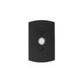 Emtek Flat Black Doorbell, 2424FB 2424FB