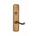 Omnia RH 570 Lever 24000 Plate Double CYL 234BS Mortise Lock Shaded Bronze 24570AC00R4