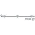 Deltana Surface Bolt, Heavy Duty Satin Chrome 24" 24SB26D