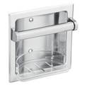 Moen Commercial Recessed Soap Holder Bright Chrome 2565CH