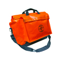 Klein Tools Wide-Mouth Tool Bag, Orange, Polyester, 1 Pockets 5181ORA