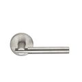 Omnia Stainless Lever Priv 2-3/8" BS T 1-3/8" Door Thickness Satin SS 25 25/00.PR32D