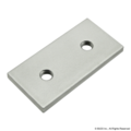 80/20 Double 50mm Backing Plate 25-2495