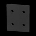 80/20 Black 25 S 4 Hole Joining Plate 25-4167-BLACK