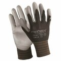 Wells Lamont Polyurethane Coated Gloves, Palm Coverage, Black/Gray, XL, PR Y9287XL