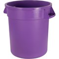 Bronco 10 gal Round Trash Can, Purple 84101089