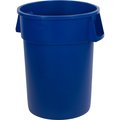 Bronco 44 gal Round Trash Can, Blue 84104414