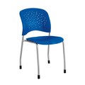 Safco Reve Guest Chair Straight Leg Round, PK2 6805BU