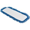 Carlisle Foodservice Disposable Mop Pad, Blue, Microfiber, PK12 363311814