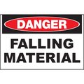 Zing Sign, Danger Falling Material 10x14", AL 2986A