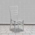 Flash Furniture HERCULES PREMIUM Series Silver Resin Stacking Chiavari Chair 2-LE-SILVER-GG
