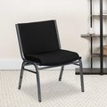 Flash Furniture Black Fabric Stack Chair 2-XU-60555-BK-GG