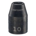 Craftsman Sockets, 1/2" Drive 10mm Metric Shallow CMMT13005