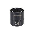 Craftsman Sockets, 3/8" Drive 19mm Metric Impact S CMMT15847
