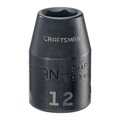 Craftsman Sockets, 1/2" Drive 12mm Metric Impact S CMMT15860