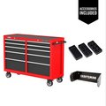 Craftsman S2000 Tool Cabinet, 10 Drawer, Red, 52 in W x 18 in D x 37-1/2 in H CMST352102RB