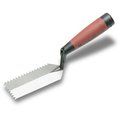 Marshalltown Premier Notched Margin Trowel, V-Soft, 1/4"x3/16" 52VND