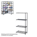 Safco Industrial Shelf Add-On Unit, 36 x 18" 5286BL