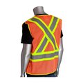 Pip Ansi Class 2/Csa Z96 Mesh Breakaway Vest 302-0211-OR/3X