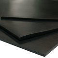 Rubber-Cal Neoprene Sheet, 50A, Smooth Finish, No Backing, Black, 0.187" Thickness, 36" Width, 36" Length 30-005-187