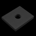80/20 Black Single 30mm Backing Plate 30-2438-BLACK