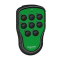 Schneider Electric Hand-held remote control, Harmony Pocket Remote, 8 single-step push buttons ZART08